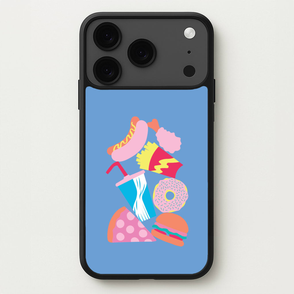 All The Foods - Fast Food Patterns Phone Case for iPhone 17 Pro