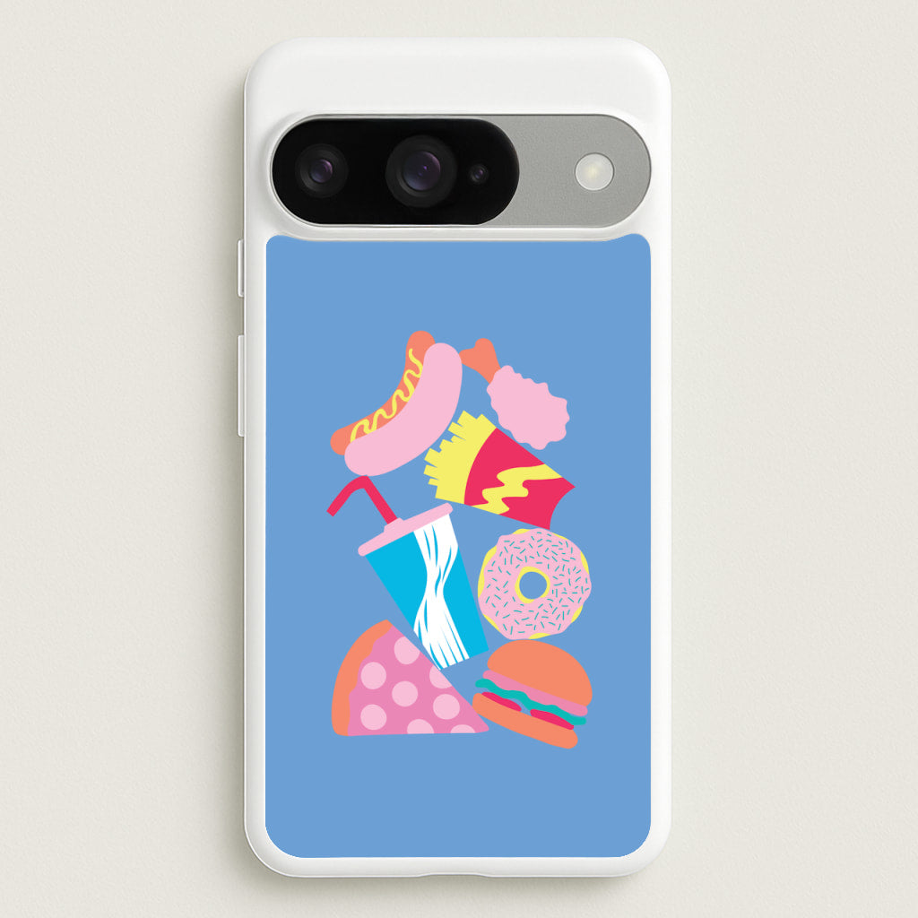 All The Foods - Fast Food Patterns Phone Case for Google Pixel 10 / 10 Pro