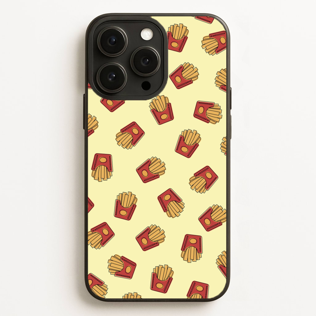 Fries - Fast Food Patterns - Fast Food Patterns Phone Case for iPhone 16 Pro Max