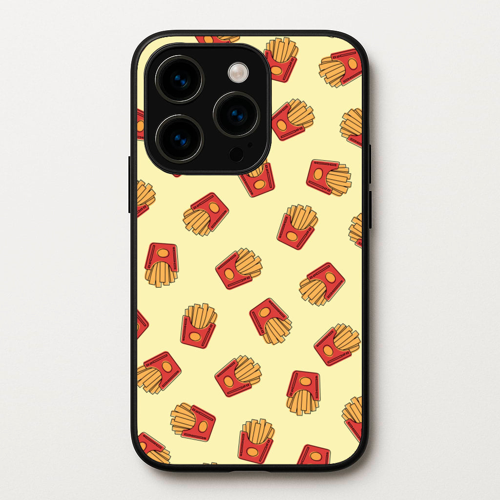 Fries - Fast Food Patterns - Fast Food Patterns Phone Case for iPhone 14 Pro Max