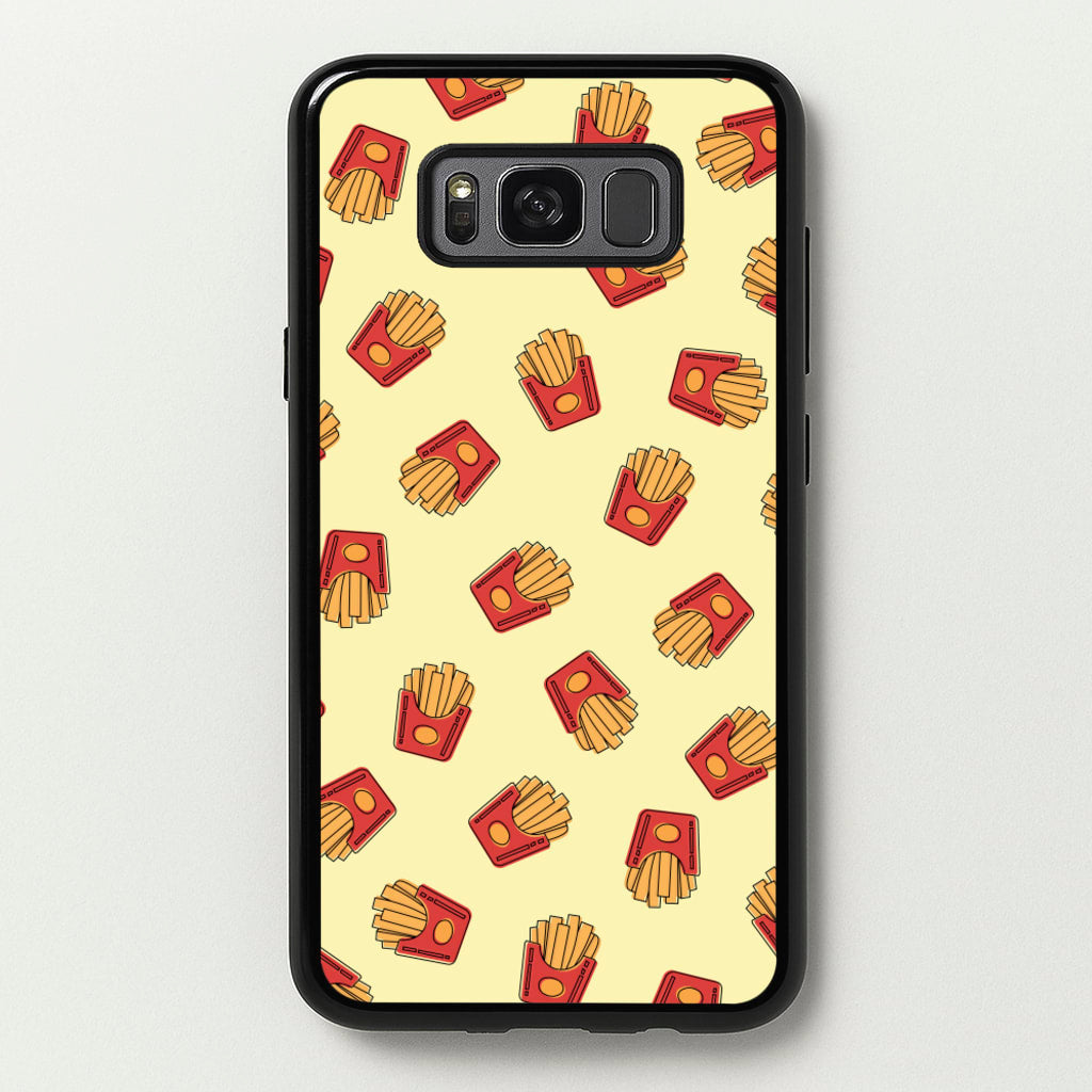 Fries - Fast Food Patterns - Fast Food Patterns Phone Case for Galaxy S8