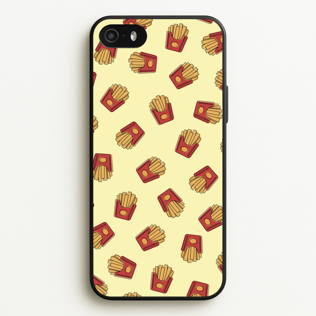 Fries - Fast Food Patterns - Fast Food Patterns Phone Case for iPhone 5 / 5s / SE 2016