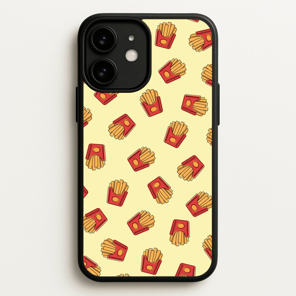 Fries - Fast Food Patterns - Fast Food Patterns Phone Case for iPhone 11