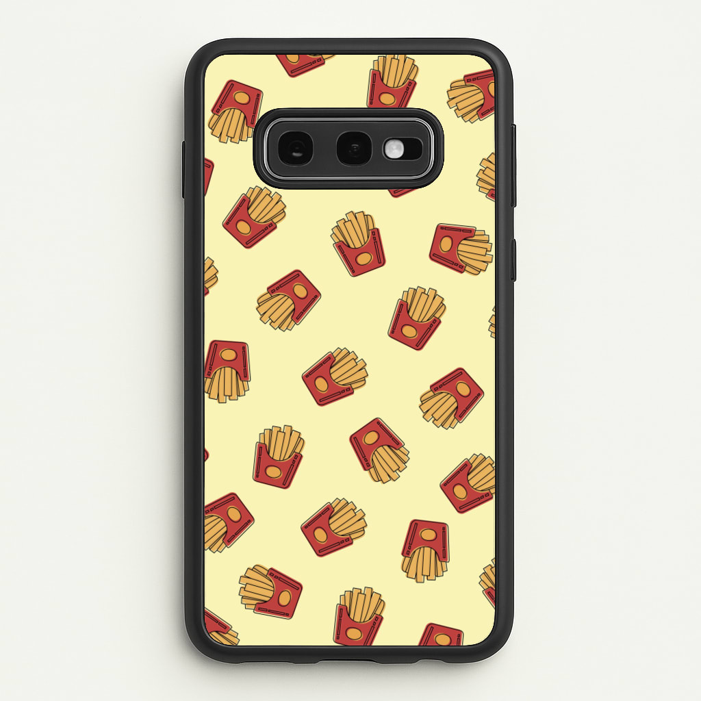 Fries - Fast Food Patterns - Fast Food Patterns Phone Case for Galaxy S10e