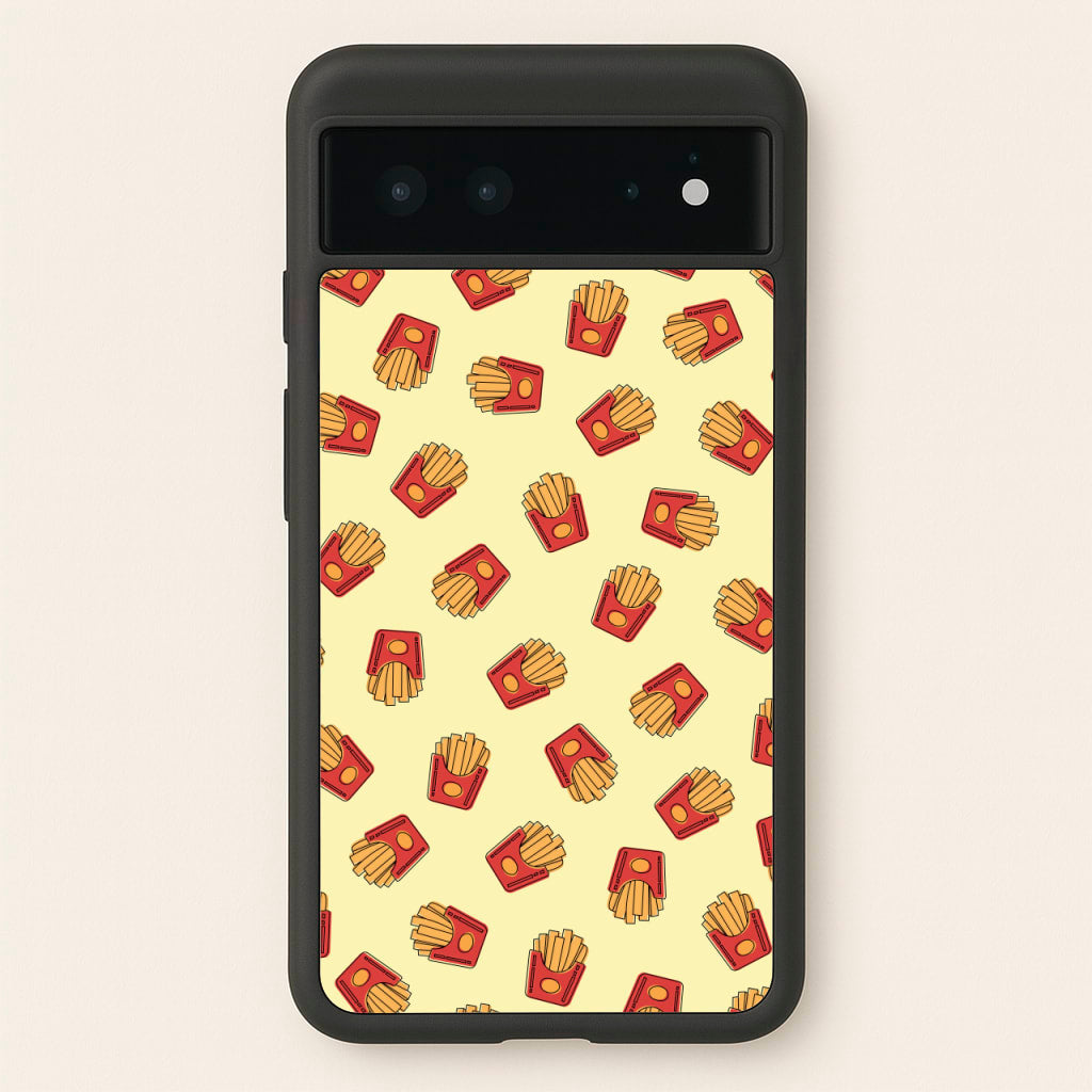 Fries - Fast Food Patterns - Fast Food Patterns Phone Case for Google Pixel 6