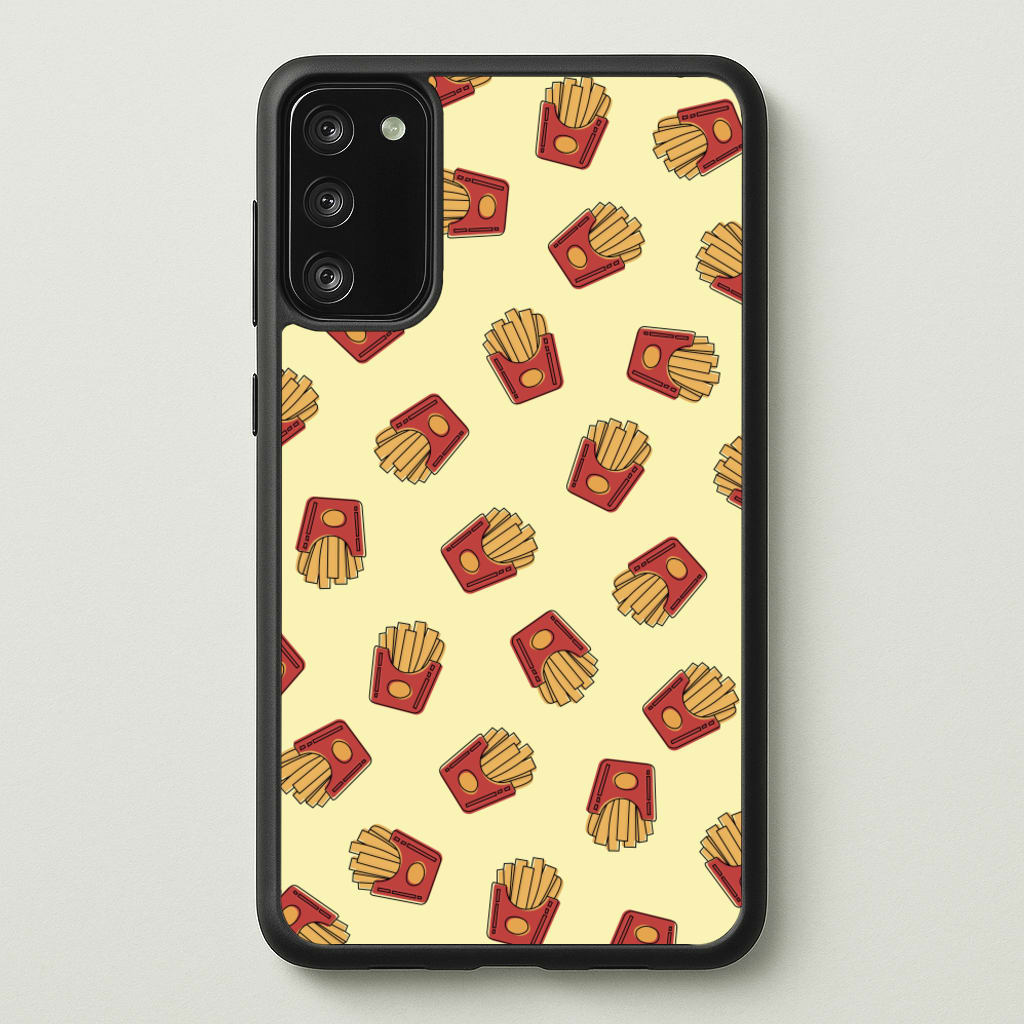 Fries - Fast Food Patterns - Fast Food Patterns Phone Case for Galaxy A41