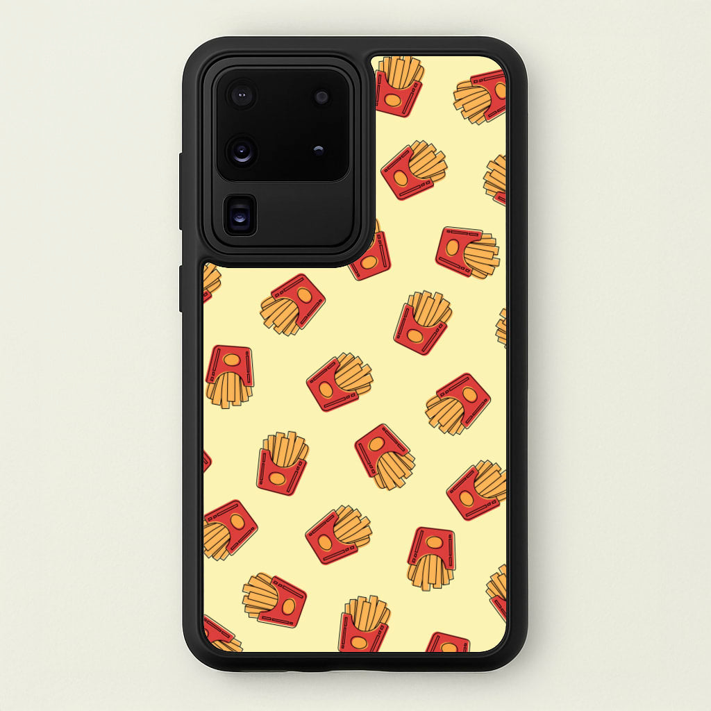 Fries - Fast Food Patterns - Fast Food Patterns Phone Case for Galaxy S20 Ultra
