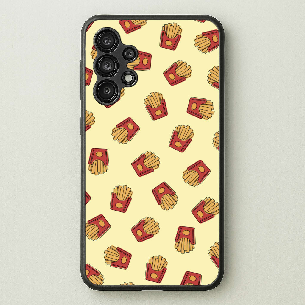 Fries - Fast Food Patterns - Fast Food Patterns Phone Case for Galaxy A13