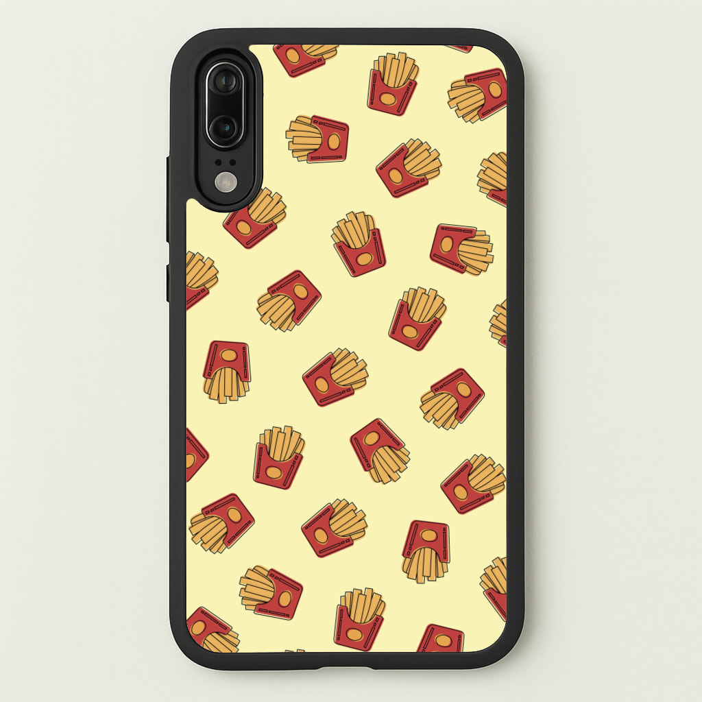 Fries - Fast Food Patterns - Fast Food Patterns Phone Case for Huawei P20