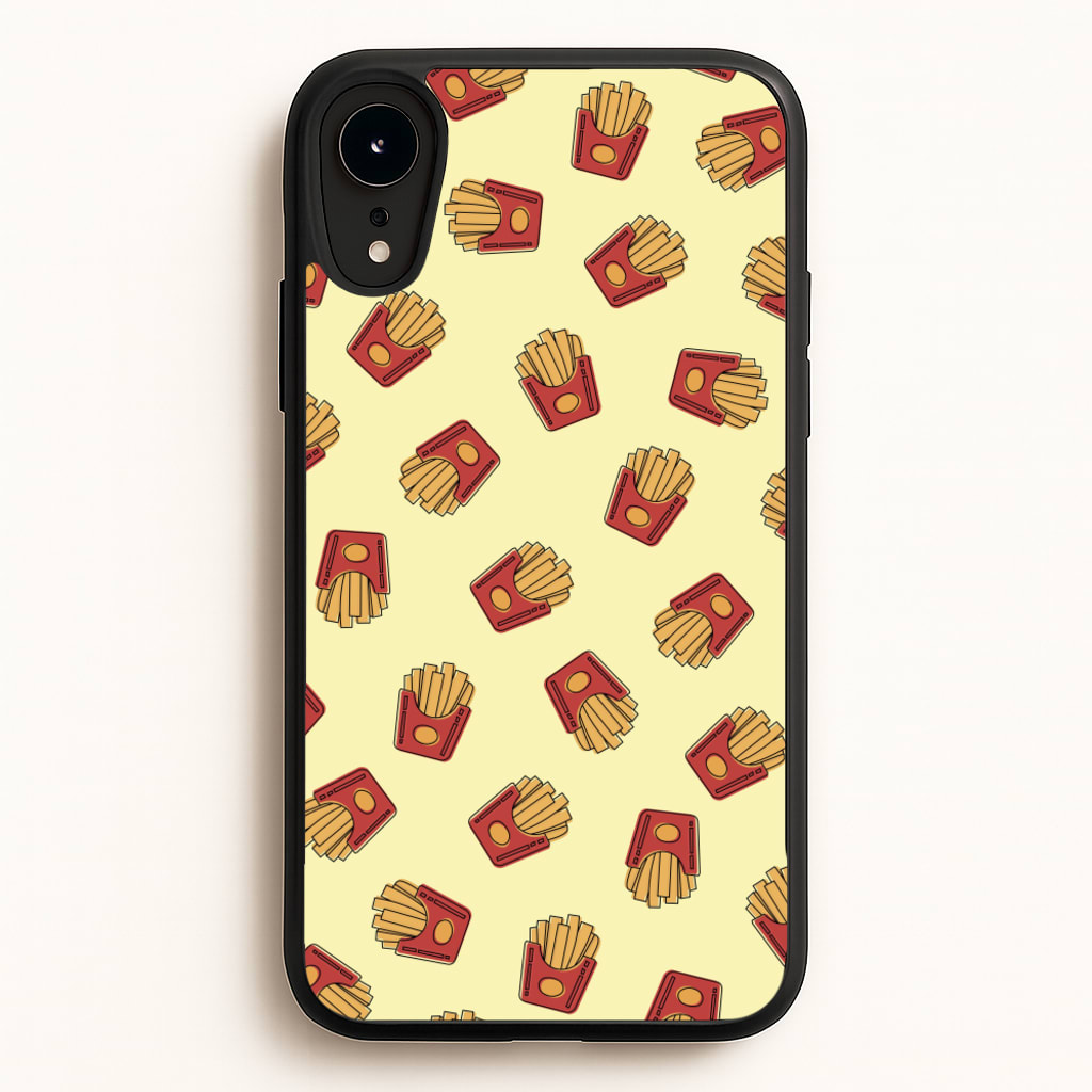 Fries - Fast Food Patterns - Fast Food Patterns Phone Case for iPhone XR