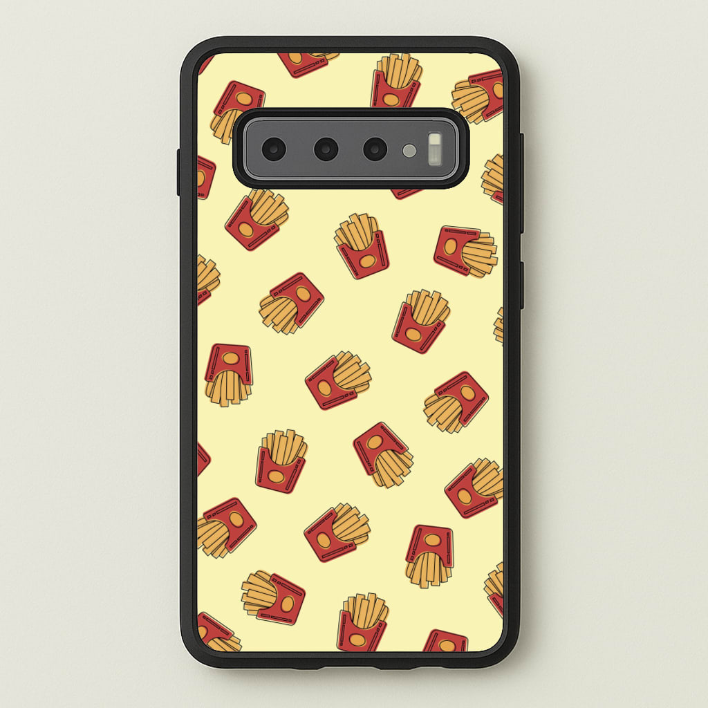 Fries - Fast Food Patterns - Fast Food Patterns Phone Case for Galaxy S10