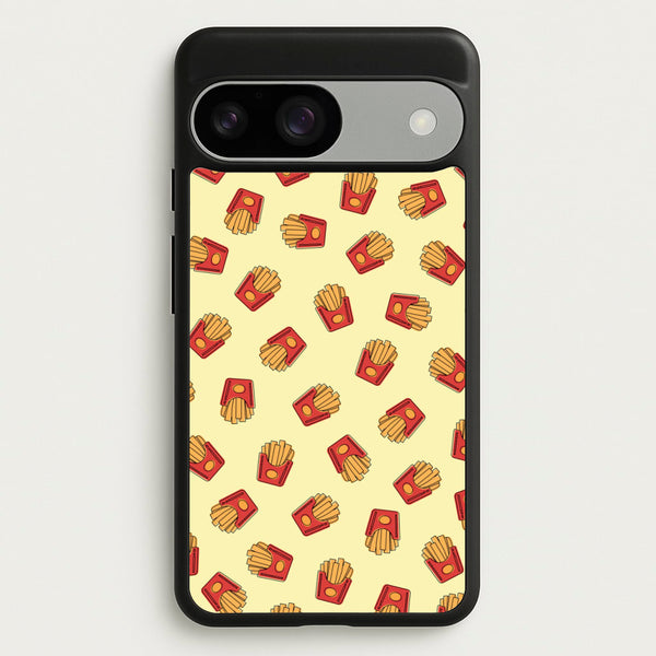Fries - Fast Food Patterns - Fast Food Patterns Phone Case for Google Pixel 9 / 9 Pro