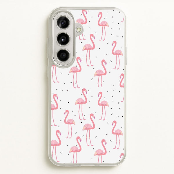 Pink Flamingo Pattern - Flamingos Phone Case for Galaxy A56
