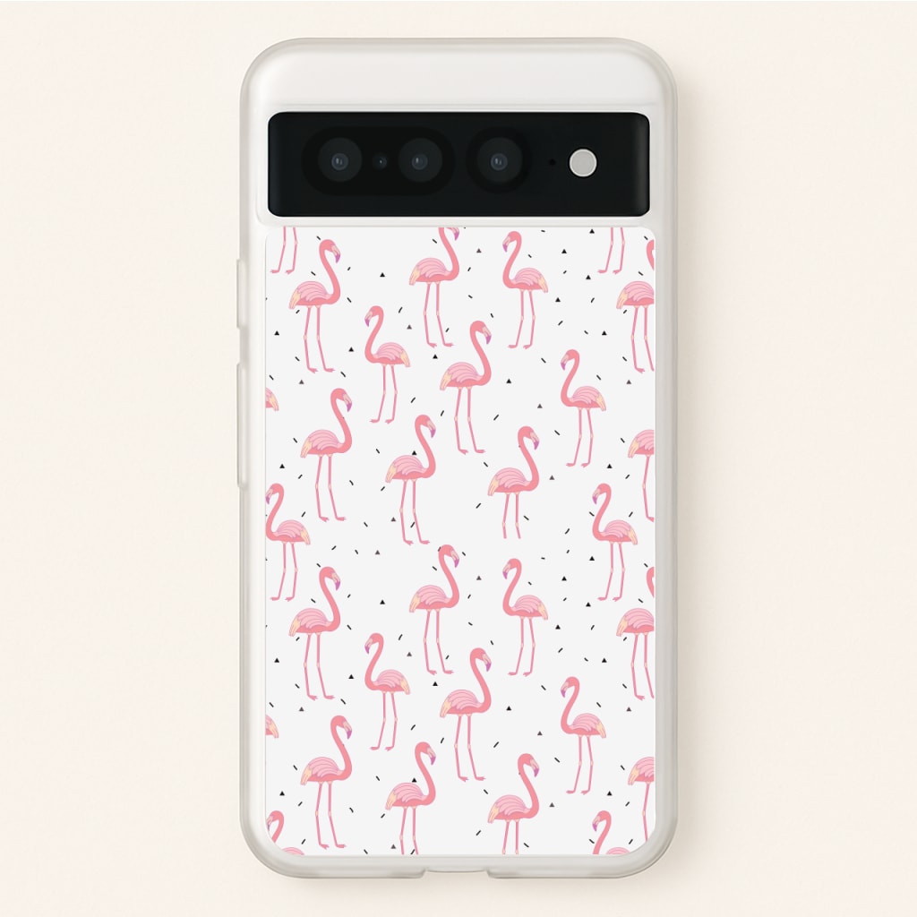 Pink Flamingo Pattern - Flamingos Phone Case for Google Pixel 7 Pro