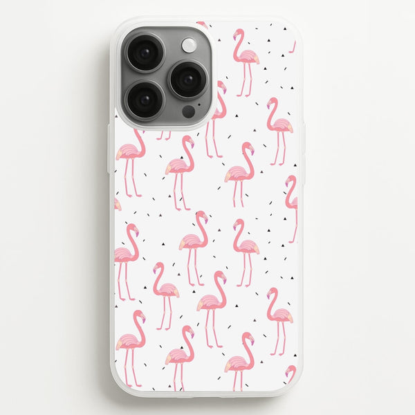 Pink Flamingo Pattern - Flamingos Phone Case for iPhone 13 Pro Max