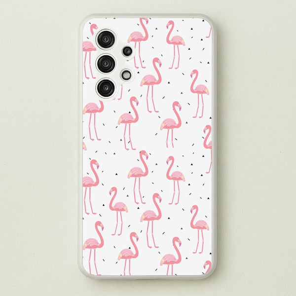 Pink Flamingo Pattern - Flamingos Phone Case for Galaxy A13