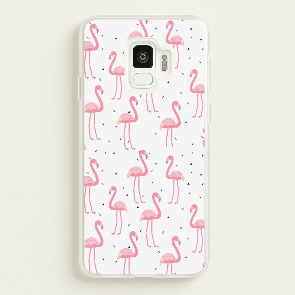 Pink Flamingo Pattern - Flamingos Phone Case for Galaxy S9