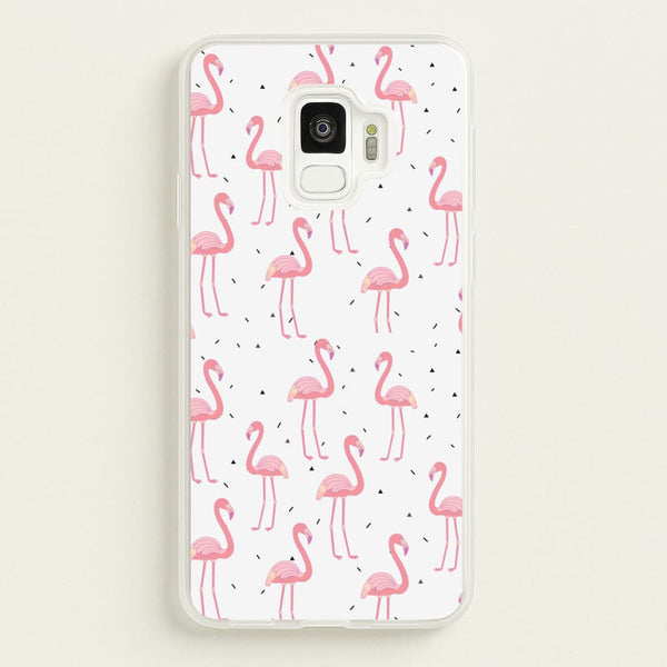 Pink Flamingo Pattern - Flamingos Phone Case for Galaxy S9