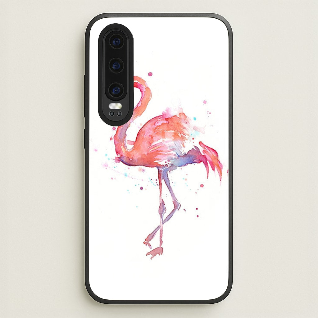 Watercolour Flamingo Painting - Flamingos Phone Case for Huawei P30