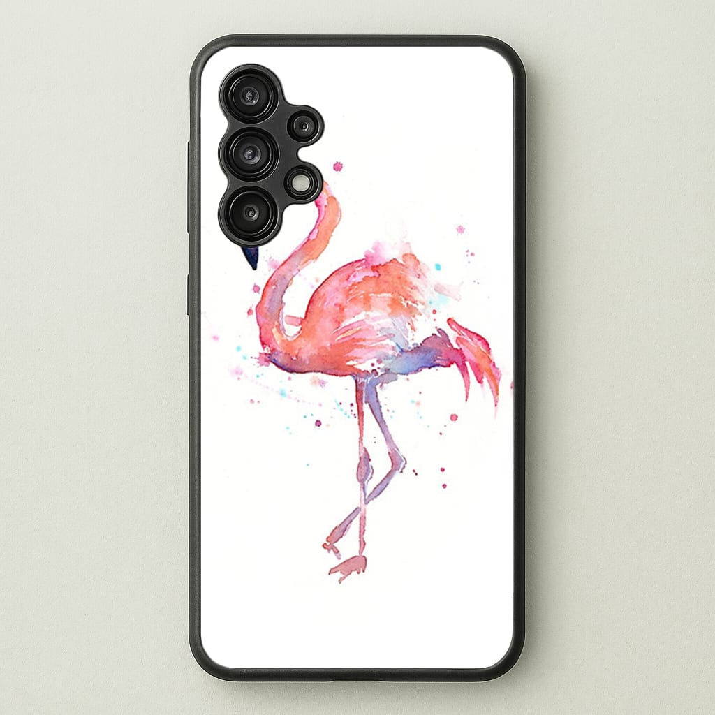Watercolour Flamingo Painting - Flamingos Phone Case for Galaxy A13