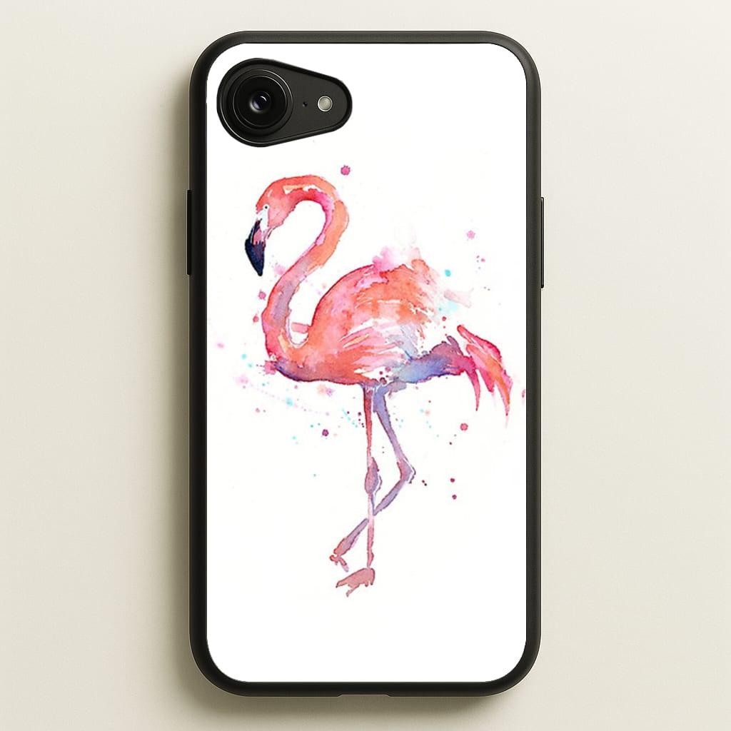 Watercolour Flamingo Painting - Flamingos Phone Case for iPhone 16e