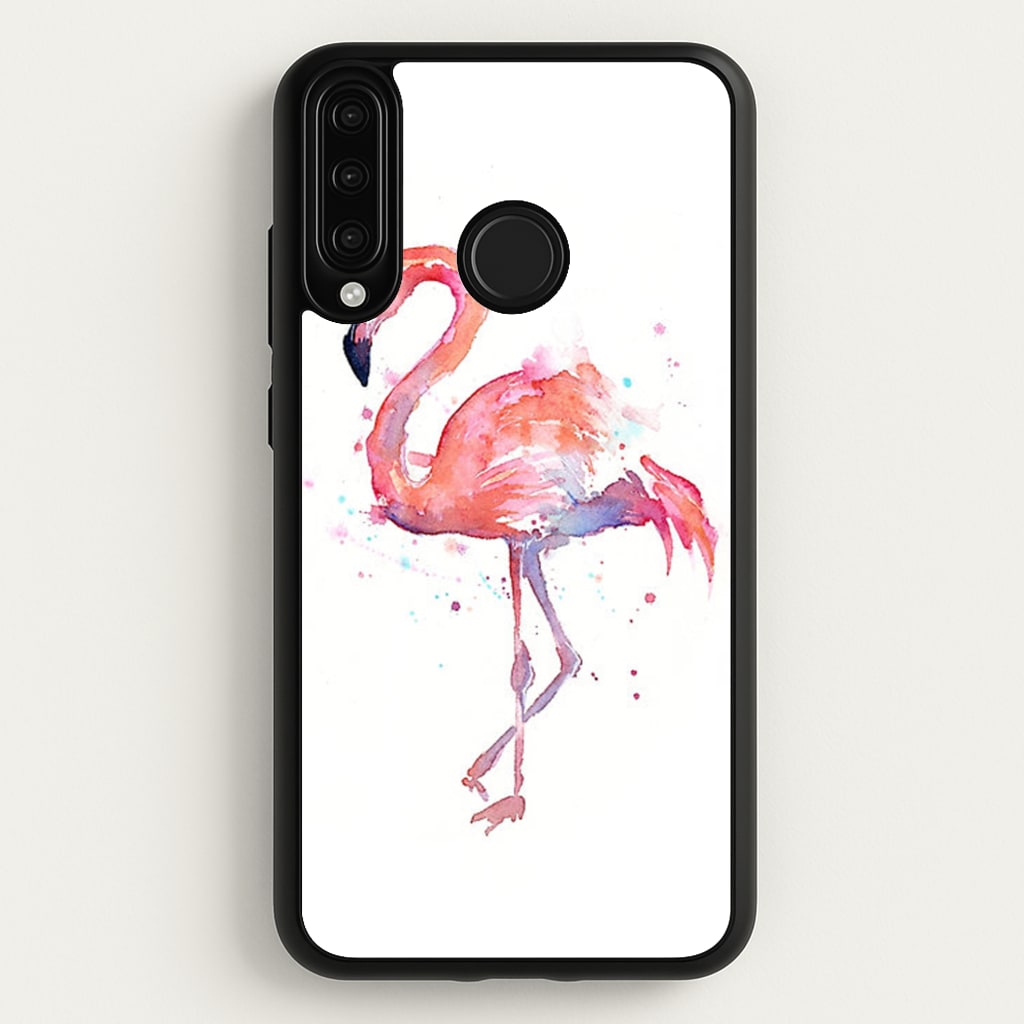 Watercolour Flamingo Painting - Flamingos Phone Case for Huawei P30 Lite