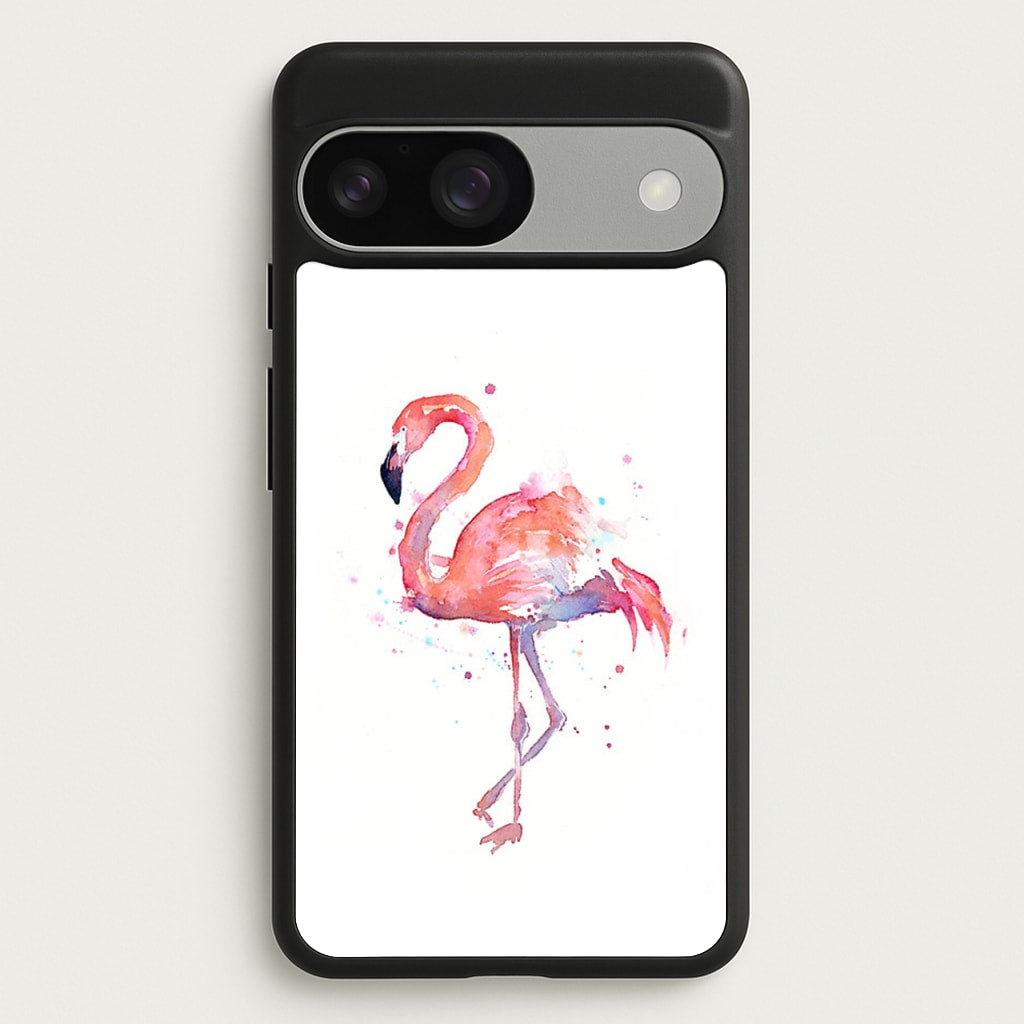 Watercolour Flamingo Painting - Flamingos Phone Case for Google Pixel 9 / 9 Pro