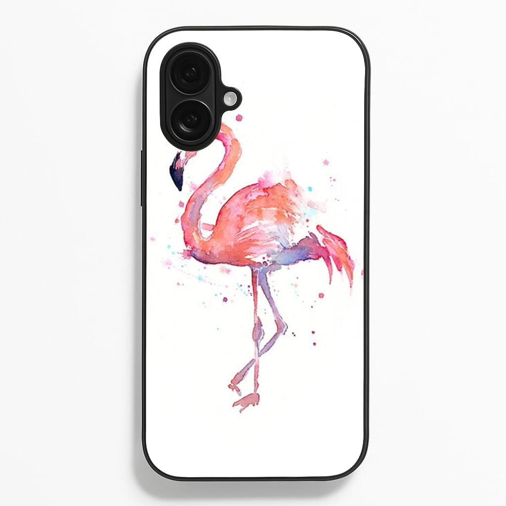 Watercolour Flamingo Painting Phone Case