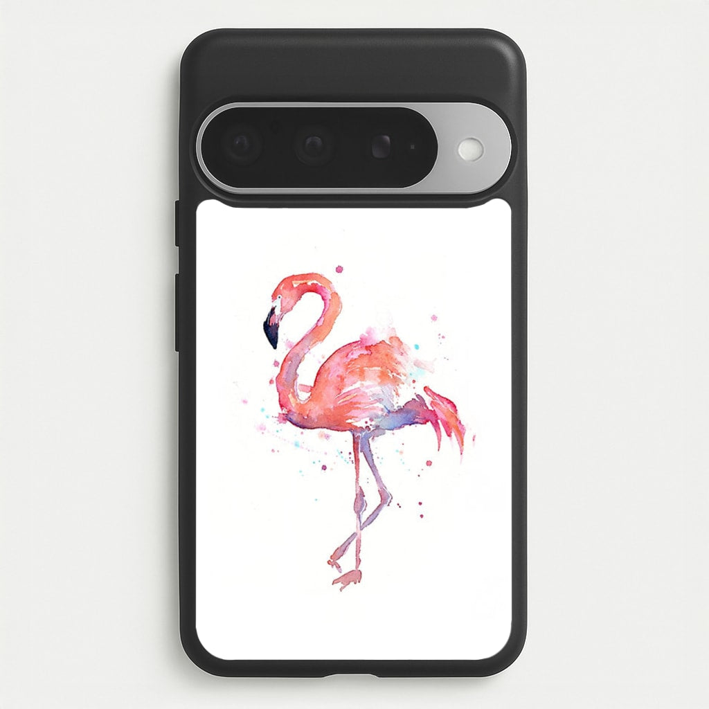 Watercolour Flamingo Painting Phone Case for Google Pixel 10 Pro XL