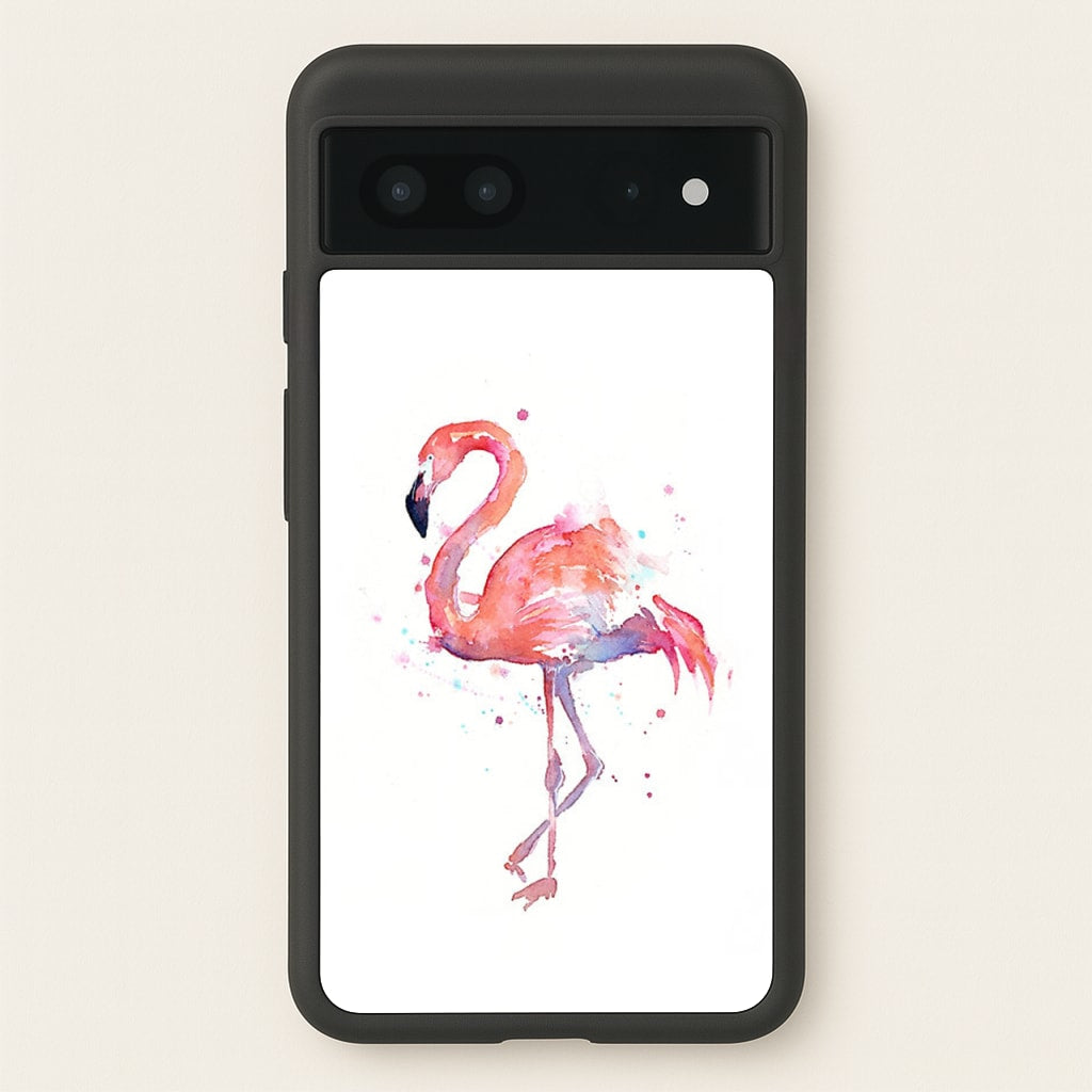 Watercolour Flamingo Painting - Flamingos Phone Case for Google Pixel 7