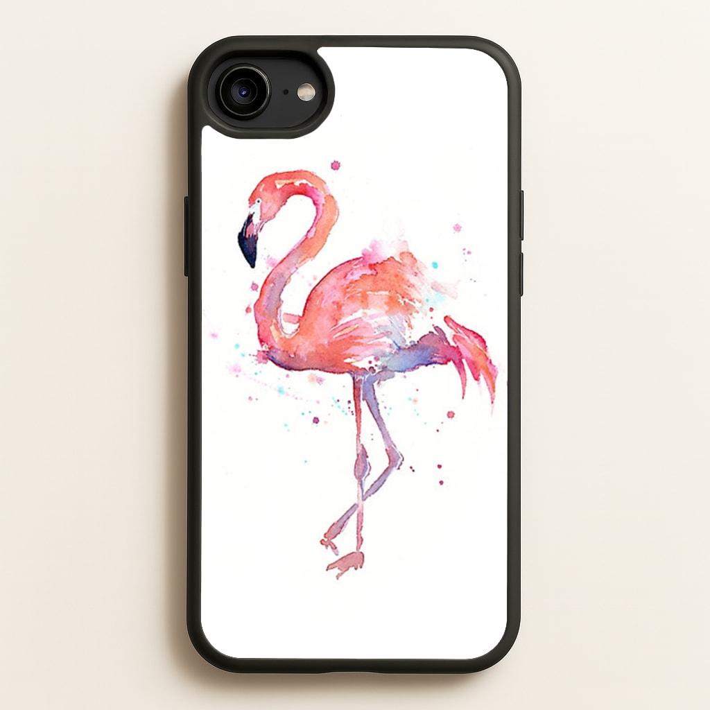 Watercolour Flamingo Painting - Flamingos Phone Case for iPhone 6 / 7 / 8 / SE