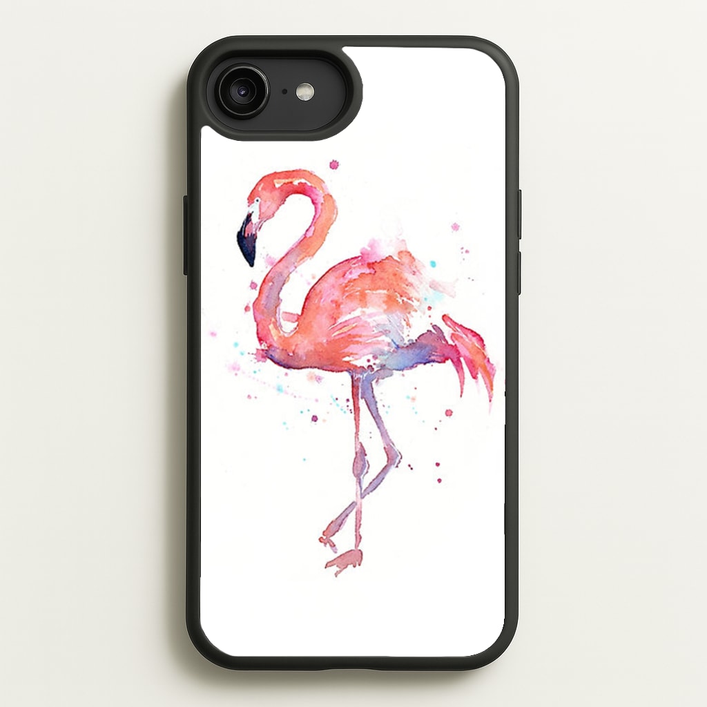 Watercolour Flamingo Painting - Flamingos Phone Case for iPhone 6 Plus / 7 Plus / 8 Plus