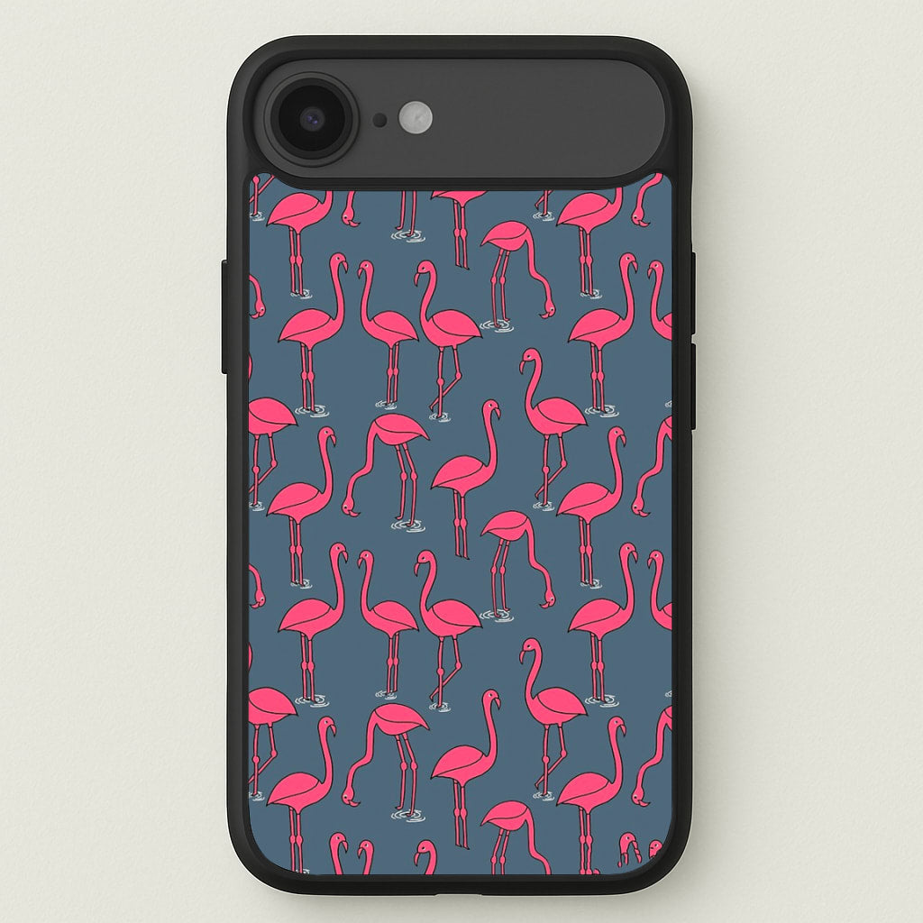 Basic Pink Flamingo Pattern Phone Case for iPhone 17 Air