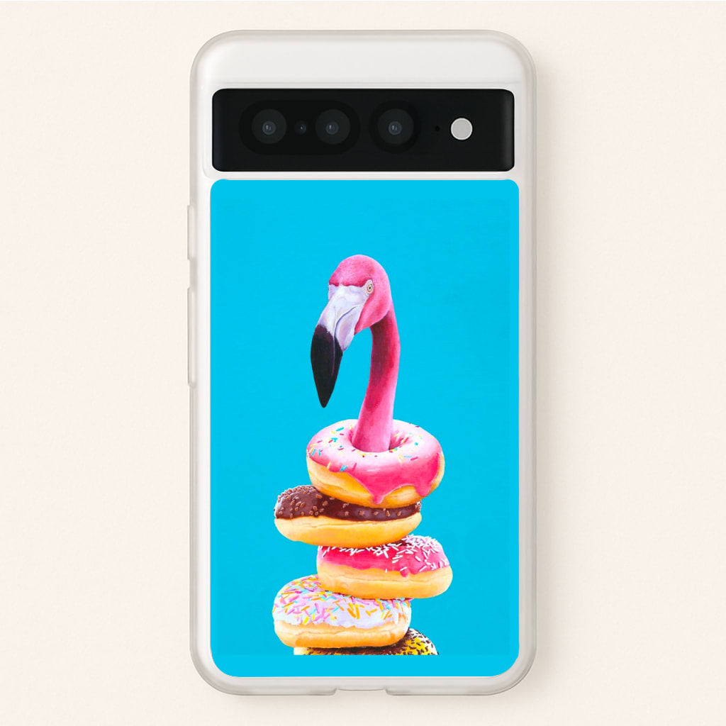 A Famished Flamingo - Animals Phone Case for Google Pixel 7 Pro