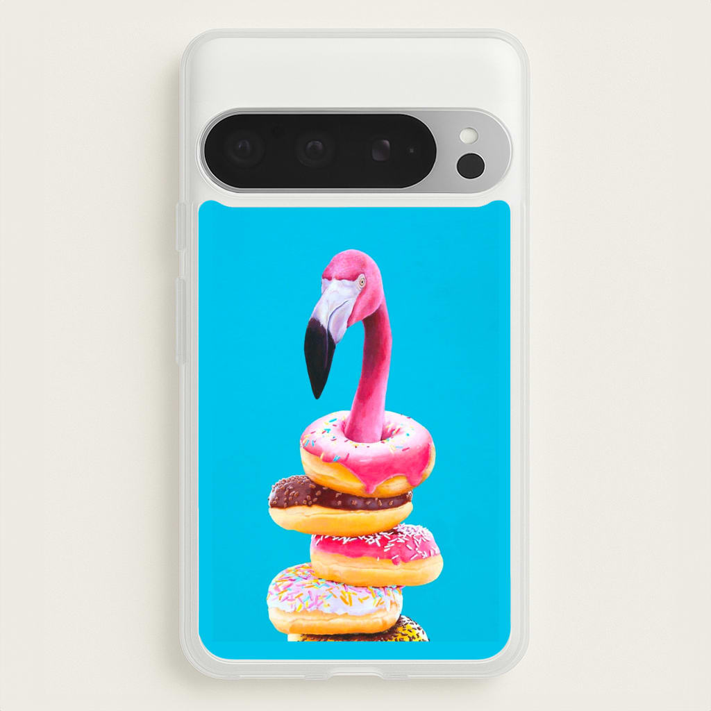 A Famished Flamingo - Animals Phone Case for Google Pixel 9 Pro XL