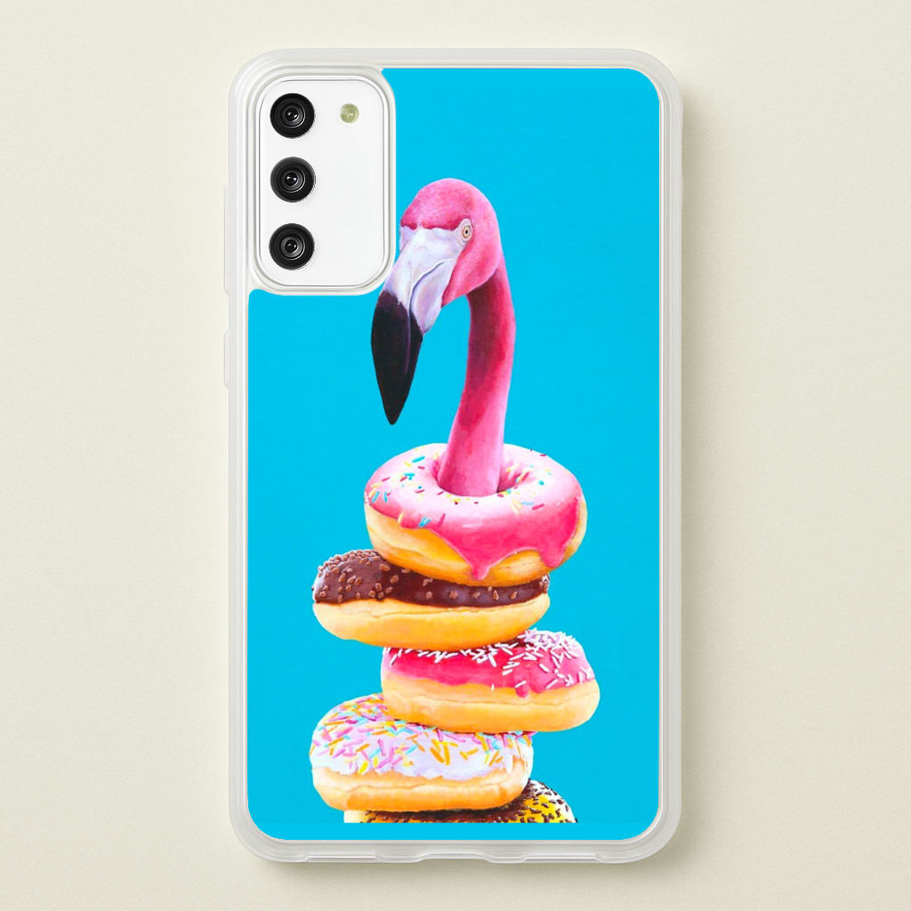 A Famished Flamingo - Animals Phone Case for Galaxy S20FE