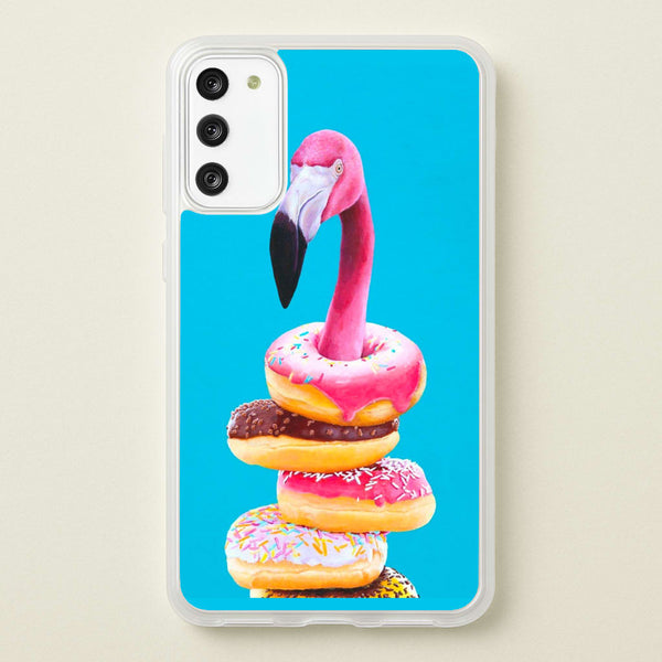 A Famished Flamingo - Animals Phone Case for Galaxy S20FE
