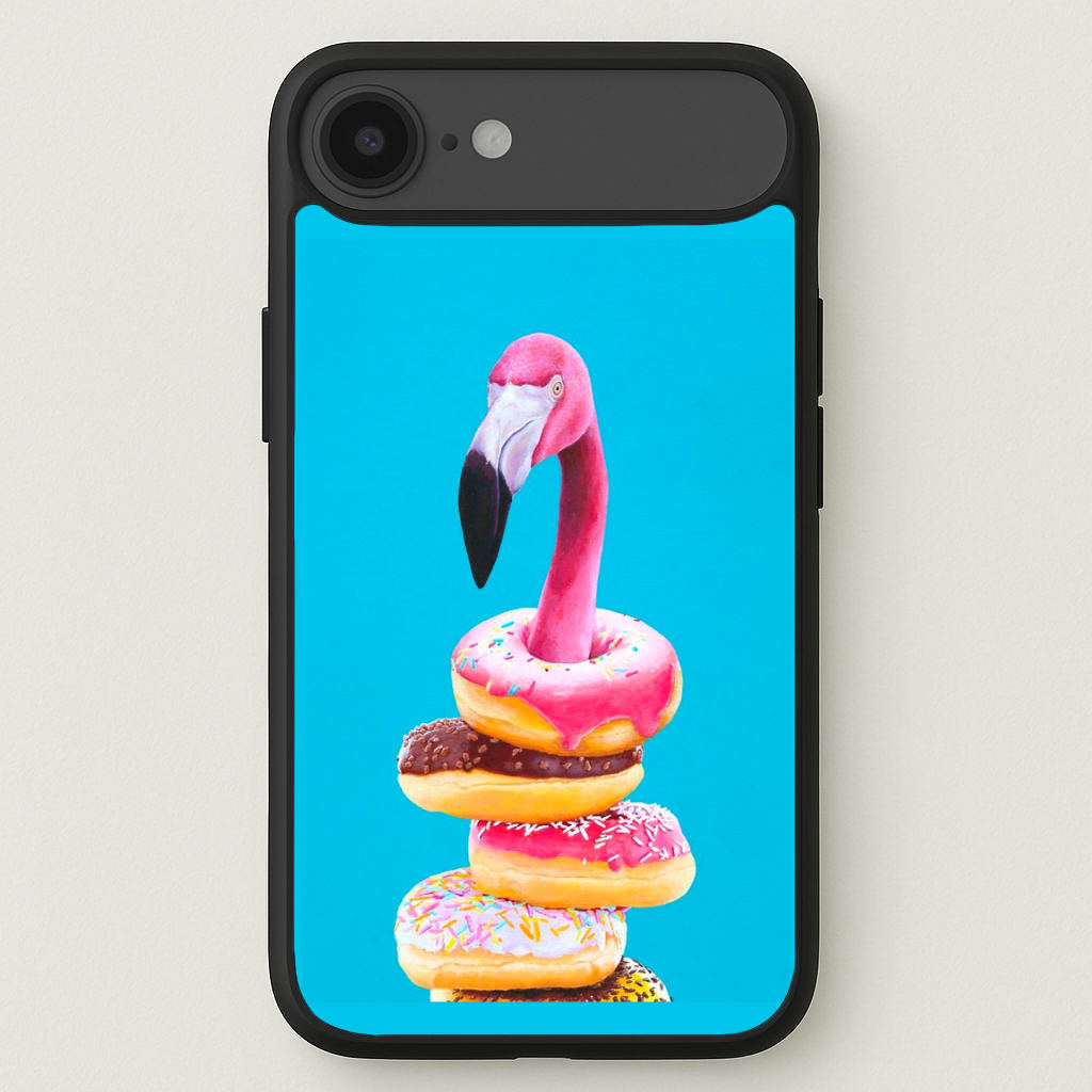 A Famished Flamingo Phone Case for iPhone 17 Air
