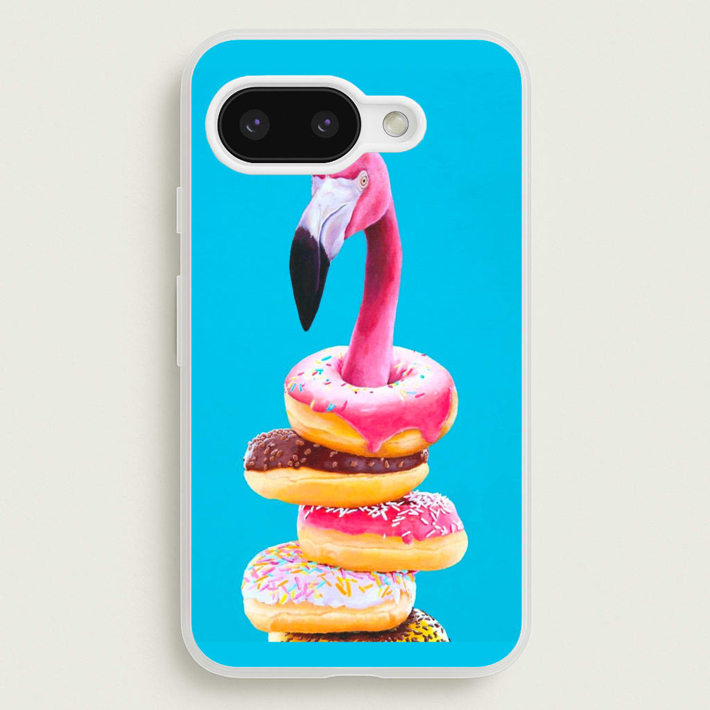 A Famished Flamingo - Animals Phone Case for Google Pixel 9a