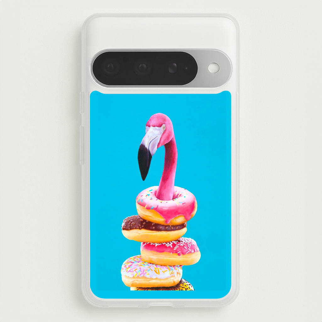 A Famished Flamingo Phone Case for Google Pixel 10 Pro XL