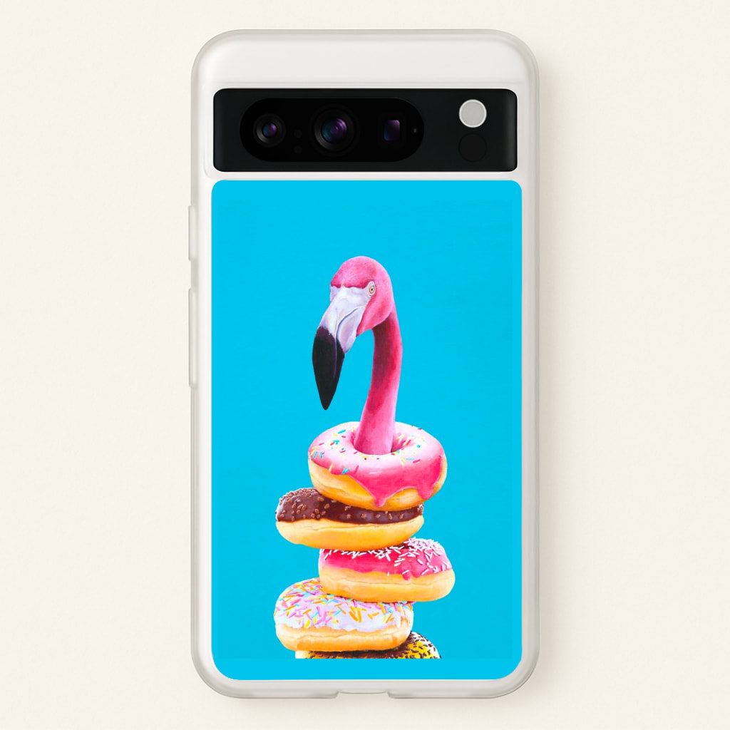 A Famished Flamingo - Animals Phone Case for Google Pixel 8 Pro