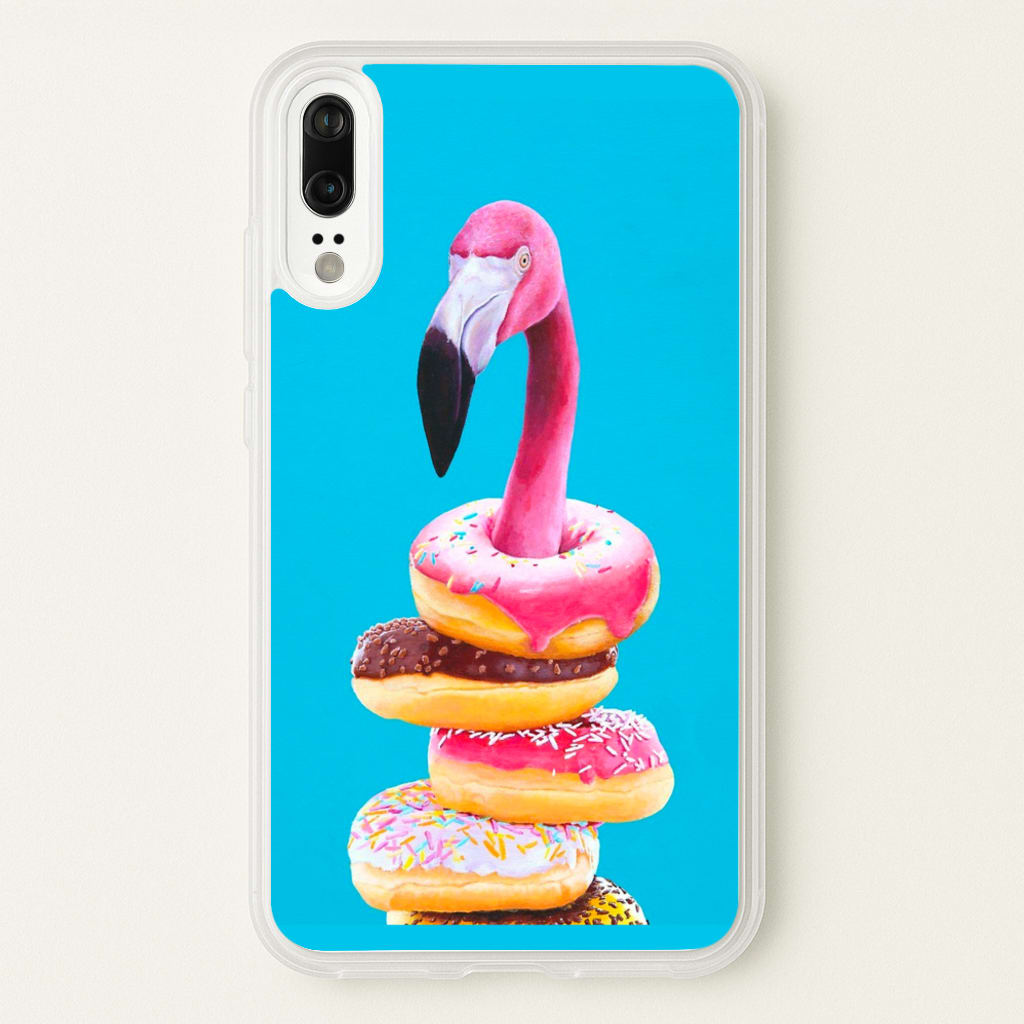A Famished Flamingo - Animals Phone Case for Huawei P20