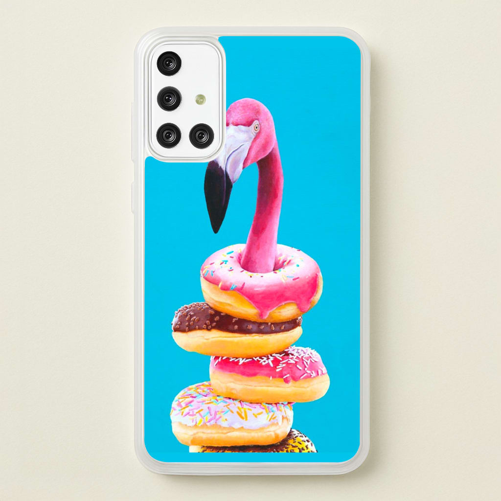 A Famished Flamingo - Animals Phone Case for Galaxy A71