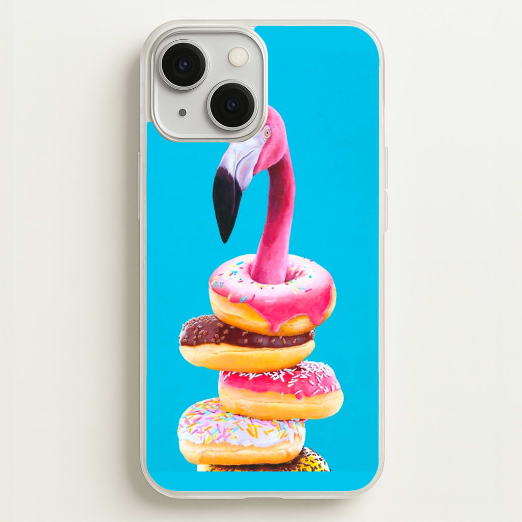 A Famished Flamingo - Animals Phone Case for iPhone 13