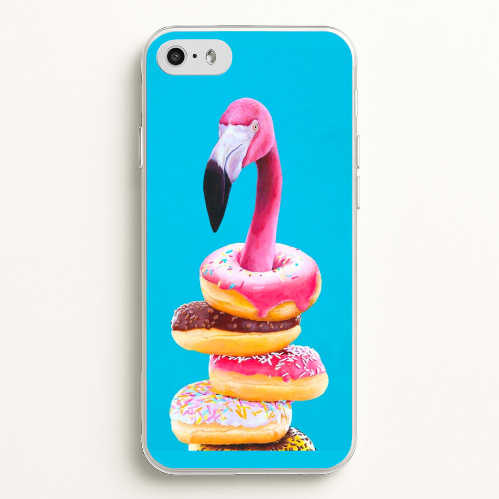 A Famished Flamingo - Animals Phone Case for iPhone 5 / 5s / SE 2016
