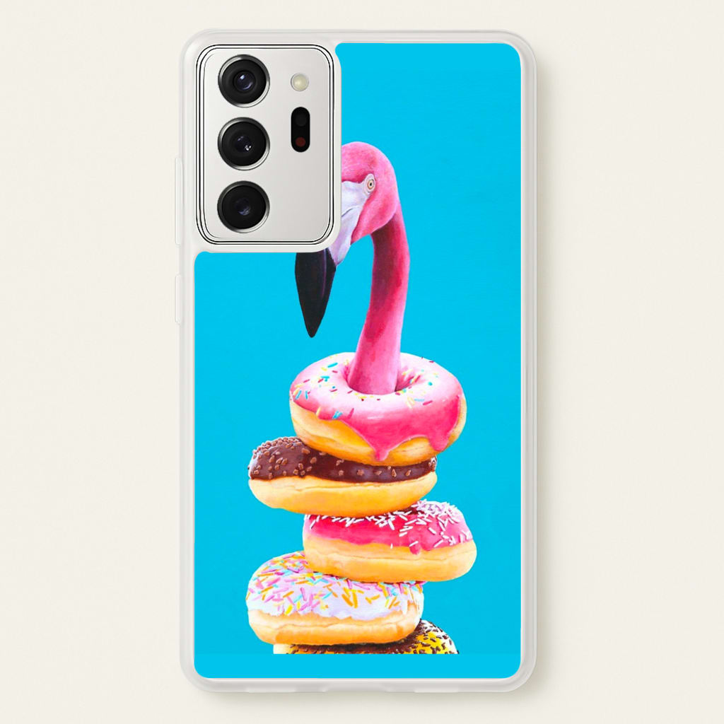 A Famished Flamingo - Animals Phone Case for Galaxy Note 20 Ultra
