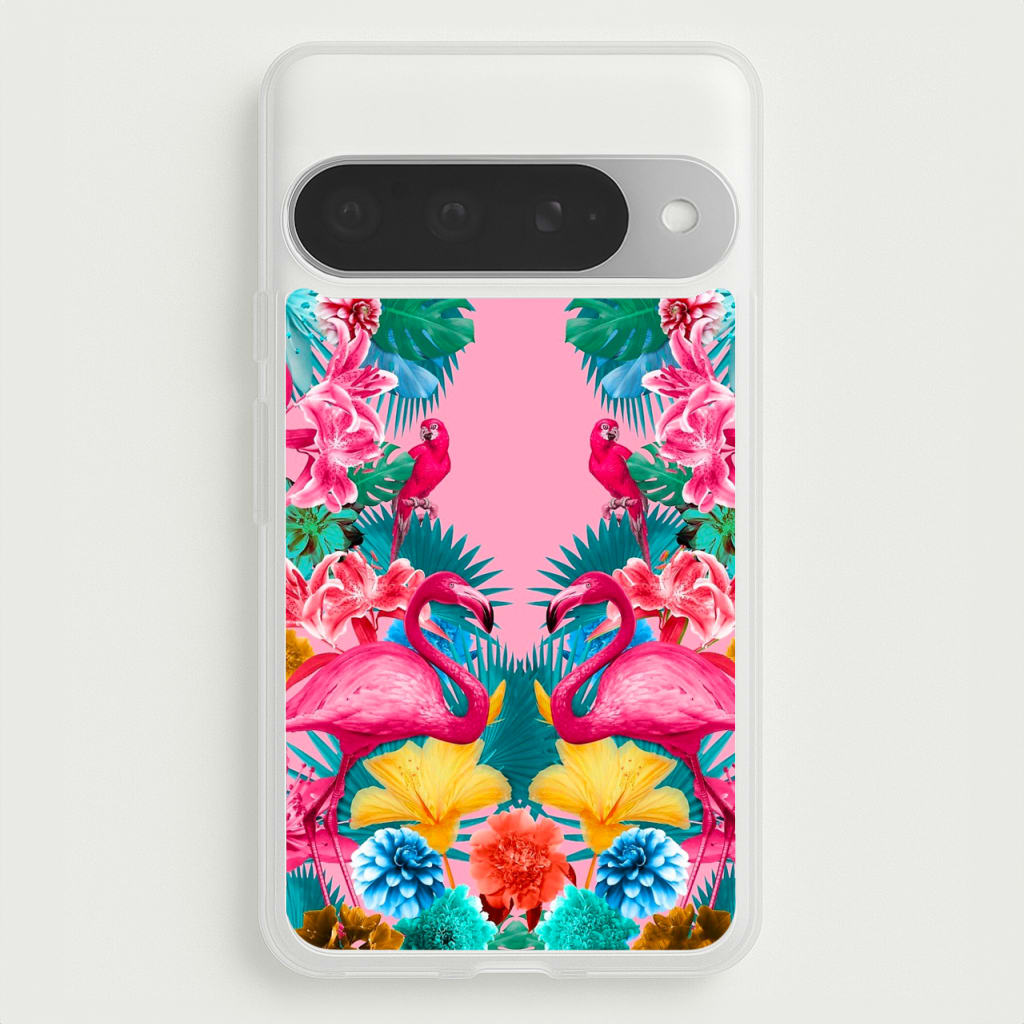 Flamingo and Tropical garden Phone Case for Google Pixel 10 Pro XL