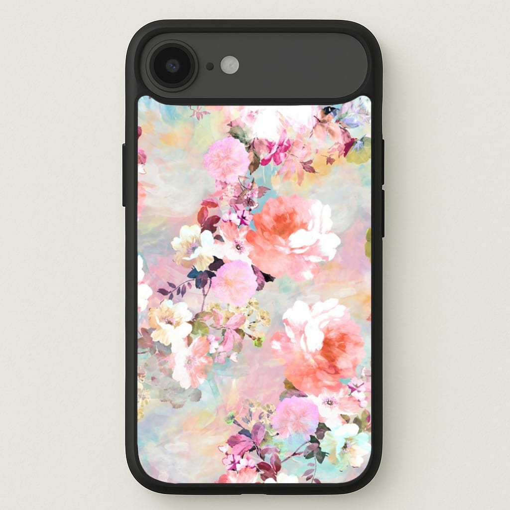 Pastel Pink Floral Pattern Phone Case for iPhone 17 Air