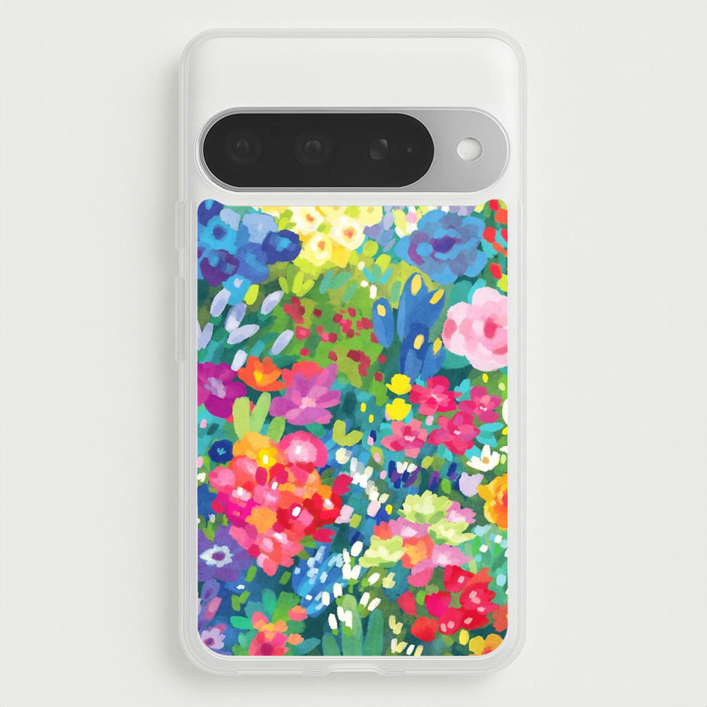 Colourful Floral Pattern Phone Case for Google Pixel 10 Pro XL