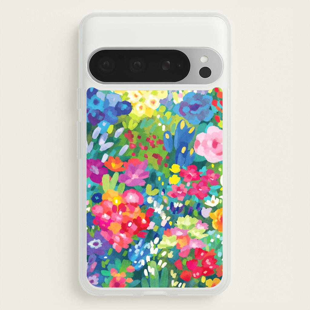 Colourful Floral Pattern - Floral Phone Case for Google Pixel 9 Pro XL